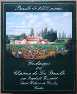Image of the puzzle 1500, Lolayo, Vendanges au Château de La Preville, by Raphaêl Toussaint, Sealed Bag, Picture of the box