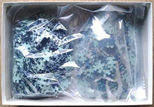 Image of the puzzle 2x500, Educa, Gaudí 2002, Complete, Picture of the bag