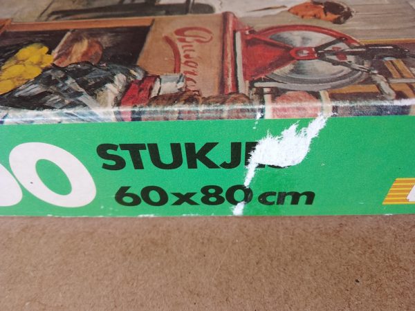 Image of the puzzle 1200, Vara, At the Grocer, by Johannes Gabrielse, Complete, Detail of the box