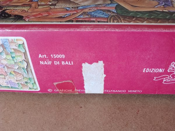 Image of the puzzle 1500, Grifone, Naïf di Bali, Incomplete, Detail of the box