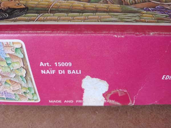 Image of the puzzle 1500, Grifone, Naïf di Bali, Incomplete, Detail of the box