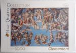 Image of the puzzle 3000, Clementoni, Universal Judgement, by Michelangelo, Factory Sealed, Picture of the box