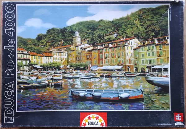 Image of the puzzle 4000, Educa, Portofino, Guido Borelli, Complete, Picture of the box
