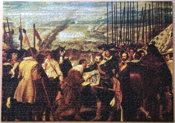 Image of the puzzle 1000, Educa, The Surrender of Breda, by Diego Velázquez, Complete, Picture of the puzzle