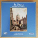 Image of the puzzle 500, Gibsons, St Pauls from Fleet Street, Louis Arnout, Sealed Bag, Picture of the box