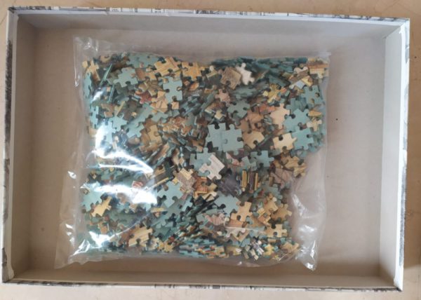 Image of the puzzle Image of the puzzle 1000, Jumbo, City Life in the Mid 19th Century, by Johan Herrman Isings, Sealed Bag, Picture of the bag