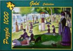 Image of the puzzle 1000, Gold Puzzle, A Sunday on La Grande Jatte, by Georges Seurat, Complete, Picture of the box