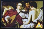 Image of the puzzle 1000, Piatnik, The Musicians, Caravaggio, Sealed Bag, Picture of the box