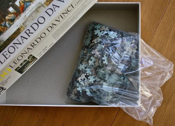 Image of the puzzle 1000, Ricordi, The Last Supper, by Leonardo da Vinci, Sealed Bag, Picture of the bag