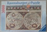 Image of the puzzle 3000, Ravensburger, World Map, 1665, Willem Blaeu, Factory Sealed, Picture of the box