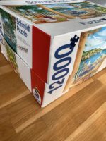 Image of the puzzle 12000, Schmidt, Beautiful View, Cornelia Ellinger, Sealed Bag, Detail of the box