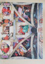 Image of the puzzle 8000, Educa, Sistine Chapel, by Michelangelo, Complete, Detail of the puzzle