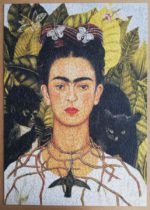 Image of the puzzle 1000, Eurographics, Self-Portrait with Thorn Necklace and Hummingbird, by Frida Kahlo, Picture of the puzzle