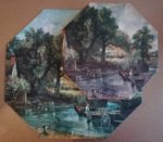 Image of the puzzle 700, MB, Hay Wain, John Constable, Complete, Picture of the box