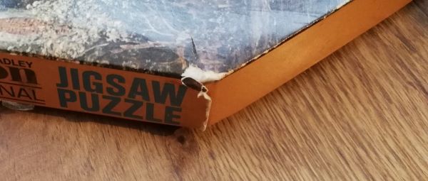 Image of the puzzle 700, MB, Hay Wain, John Constable, Complete, Detail of the box