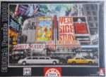 Image of the puzzle 1000, Educa, New York Theatre Signs, Factory Sealed, Picture of the box