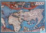 Image of the puzzle 1000, Schmidt, Universalis Cosmographia, by Martin Waldseemüller, Sealed Bag, Picture of the box