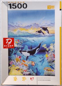 Image of the puzzle 1500, Druon, Ocean Life, Sealed Bag, Picture of the box