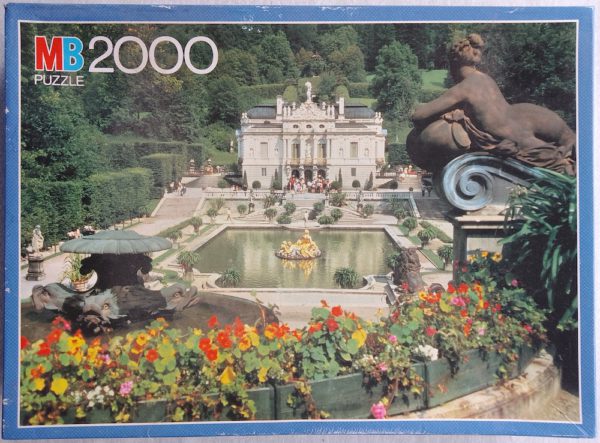Image of the puzzle 1000, MB, Linderhof Castle, Germany, Sealed Bag, Picture of the box