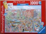 Image of the puzzle 1000, Ravensburger, Prinsengracht / Bouwersgracht, by Frans Le Roux, Complete, Picture of the box