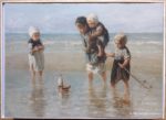 Image of the puzzle 99, Puzzelman, Children of the Sea, by Jozef Israëls, Complete, Picture of the poster