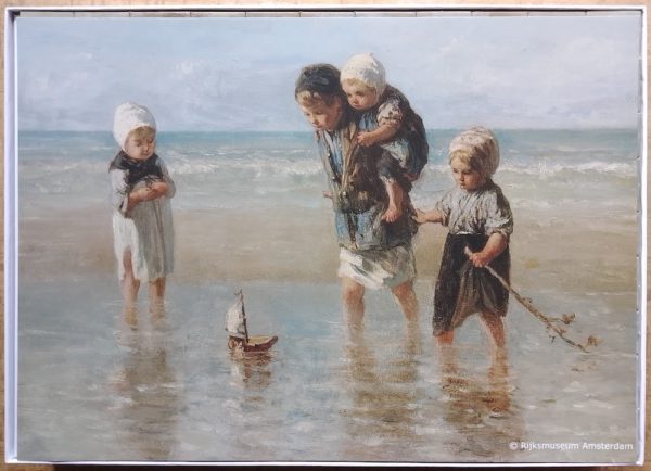 Image of the puzzle 99, Puzzelman, Children of the Sea, by Jozef Israëls, Complete, Picture of the poster