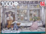 Image of the puzzle 1000, Jumbo, The Clock Shop, by Anton Pieck, Complete, Picture of the box