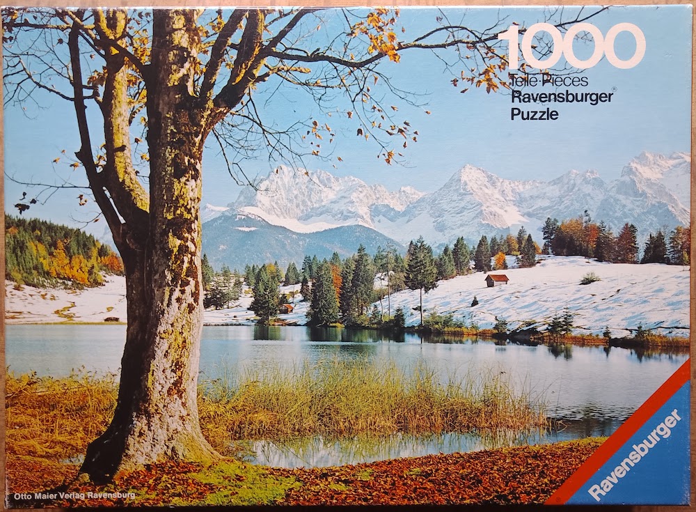 1000, Ravensburger, Karwendel Mountain Range - Rare Puzzles