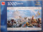 Image of the puzzle 1000, Jumbo, The Celebration, Tom duBois, Complete, Picture of the box