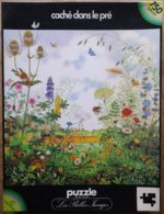 Image of the puzzle 750, Les Belles Images, Hiding in the Meadow, by Gerda Muller, Complete, Picture of the box
