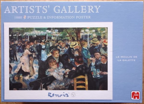 Image of the puzzle 1000, Jumbo, Le Moulin de la Galette, by Pierre-Auguste Renoir, Sealed Bag, Picture of the box