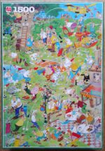 Image of the puzzle 1500, Jumbo, Golf, by Jan van Haasteren, Complete, Picture of the box
