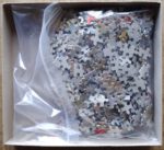 Image of the puzzle 700, Unknown, Spring Peonies, Chiu Weng, Complete, Picture of th bag