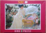 Image of the puzzle 500, King, Mother with Child, by Mary Fairchild Low, Complete, Picture of the box