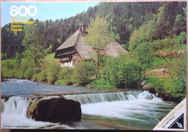Image of the puzzle 800, Ravensburger, Black Forest House, Complete, Picture of the box