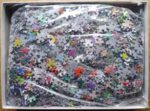Image of the puzzle 3900, Grafika, Flowers and Butterflies, by reznik_val, Incomplete, Picture of the bag