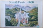 Image of the puzzle 6000, Schmidt, Neuschwanstein Castle, by Max Pfaller, Picture of the box