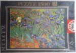Image of the puzzle 1500, Educa, Irises, by Vincent van Gogh, Factory Sealed, Picture of the box