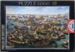 Image of the puzzle 6000, Educa, The Battle of Lepanto, by H. Letter, Sealed Bag, Picture of the box