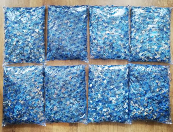 Image of the puzzle 32000, Ravensburger, New York City Window, Sealed Bag, Picture of the bags