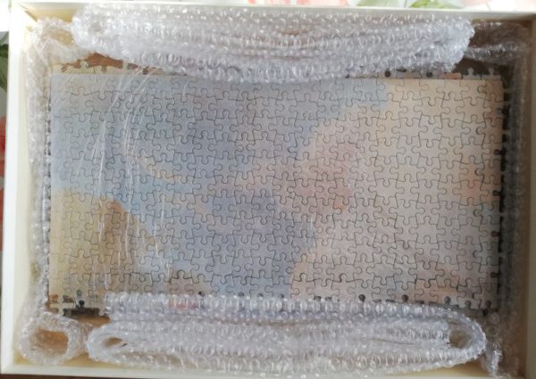 Image of the puzzle 3000, Jumbo, Sham Fight on the River Y, by Abraham Storck, Complete, Picture of the puzzle assembled