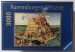 Image of the puzzle 9000, Ravensburger, The Tower of Babel, by Pieter Bruegel the Elder, Sealed Bag, Picture of the box