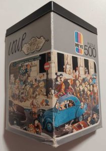 Image of the puzzle 500, Heye, Café de la Paix, Jean-Jacques Loup, Complete, Picture of the box