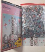 Image of the puzzle 1000, Heye, Oh, L'Amour!, Roger Blachon, Complete, Picture of the bag