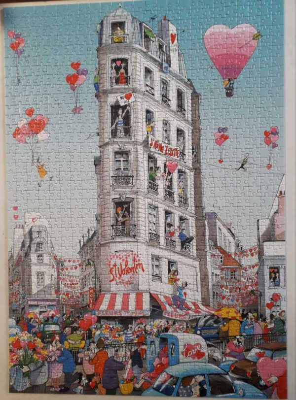 Image of the puzzle 1000, Heye, Oh, L'Amour!, Roger Blachon, Complete, Picture of the puzzle