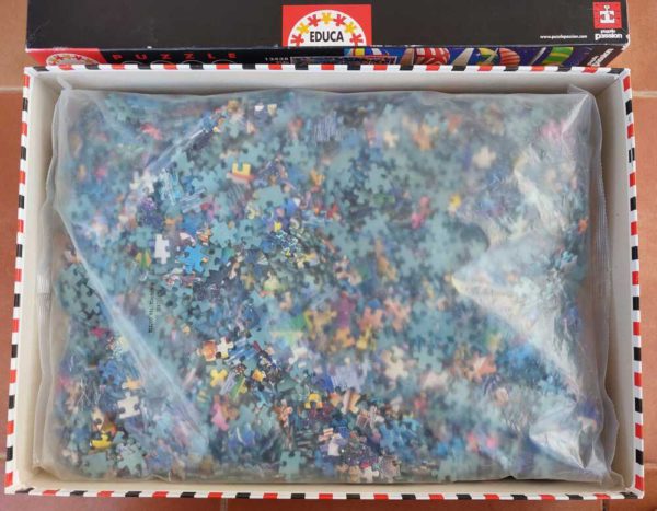 Image of the puzzle 3000, Educa, Life, Royce B. McClure, Picture of the bag