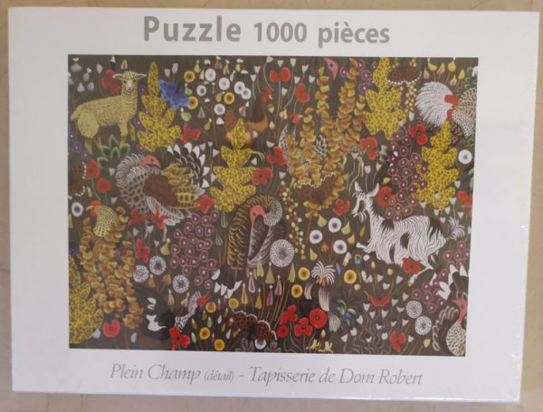 Image of the puzzle 1000, Ferriot Cric, Plein Champ (Detail), by Dom Robert, Factory Sealed, Picture of the box