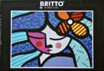 Image of the puzzle 1000, Bluebird, Girl with Flower, by Romero Britto, Factory Sealed, Picture of the box