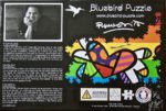 Image of the puzzle 1000, Bluebird, Girl with Flower, by Romero Britto, Factory Sealed, Picture of the back