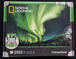 Image of the puzzle 2000, Clementoni, Aurora Borealis, by Mark Thiessen, Sealed Bag, Picture of the box
